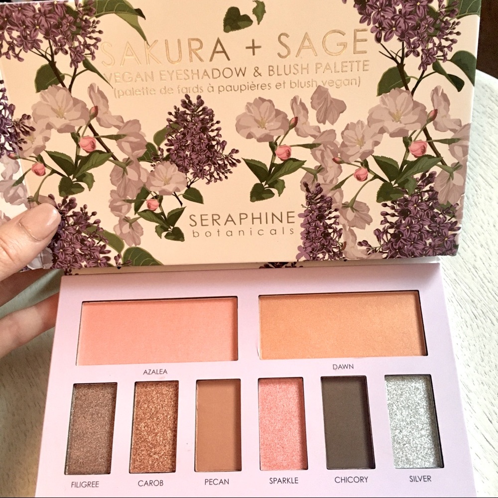 Seraphine Sakura + Sage Palette